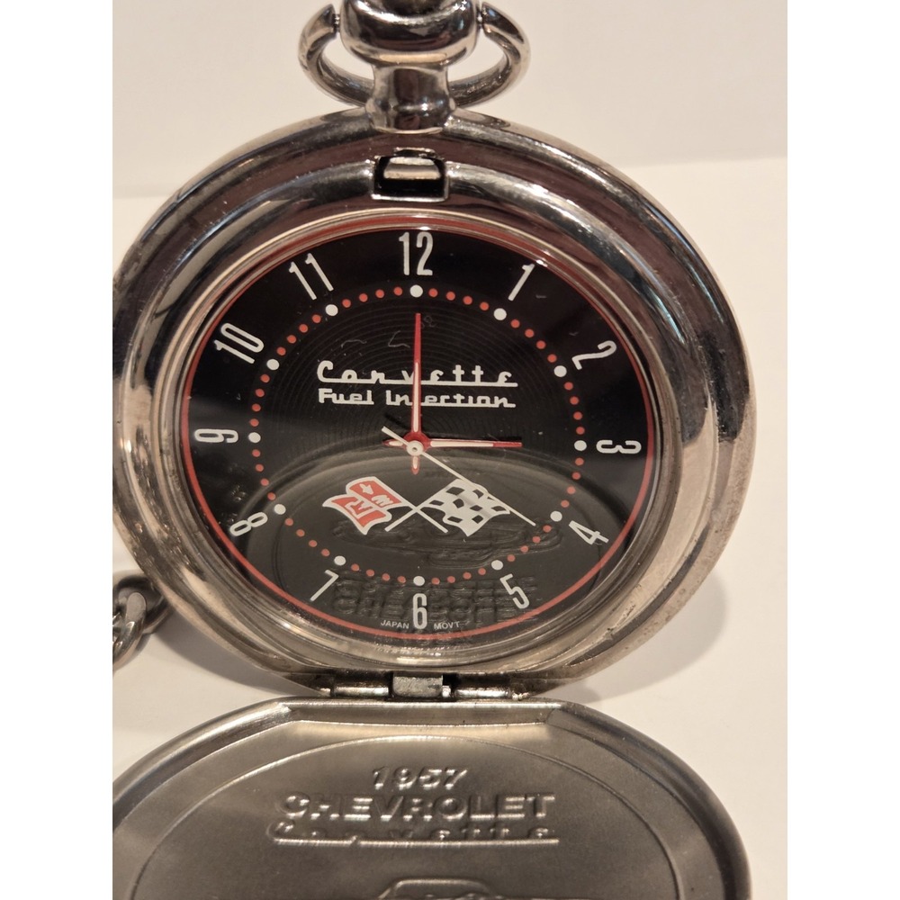 1957 Chevy Corvette Pocket Watch  UNTESTED Selling for Parts "As is" - Picture 8 of 8